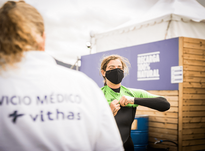 Vithas, soporte médico oficial de la World Surf League en España por segundo año