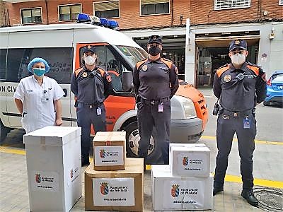El Ayuntamiento de Mislata entrega 500 batas a Vithas Valencia Consuelo