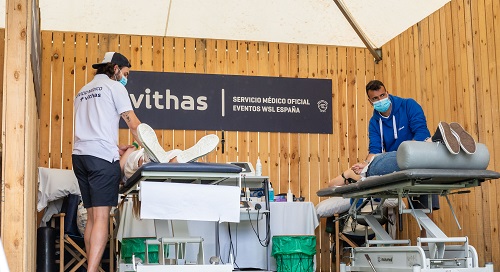 Vithas atendió a 130 personas durante la Abanca Pantín Classic Galicia Pro 2021
