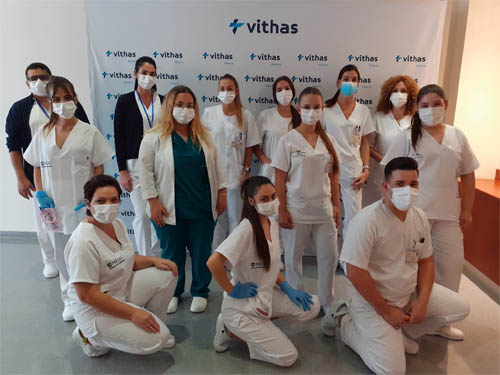 Estudiantes almerienses completan su formación con prácticas en Vithas Almería