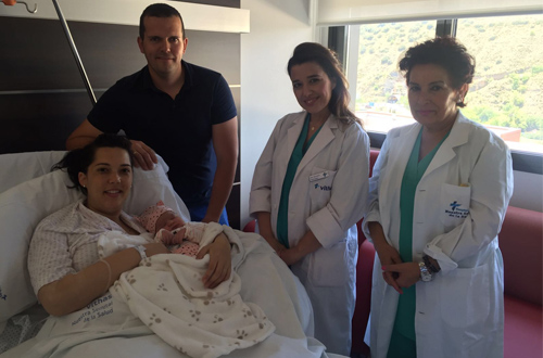 El nacimiento de Martina inaugura la actividad del nuevo Hospital Vithas Granada
