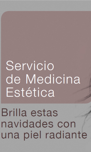 Detalle de bienvenida al Servicio de Medicina Estética del Hospital Vithas Vigo