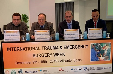Un centenar de especialistas asisten a la Semana Internacional de Politrauma y Cirugía de Urgencias en los hospitales Vithas de Alicante