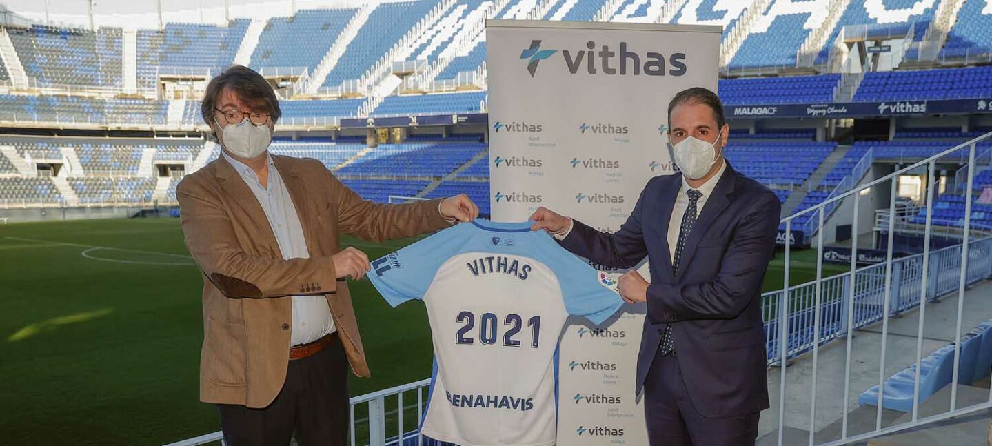 Vithas Málaga renueva su acuerdo con el Málaga CF como proveedor médico oficial