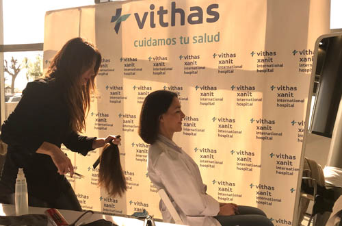 Vithas Xanit pone en marcha una campaña de donación de pelo con motivo del Día Mundial Contra el Cáncer