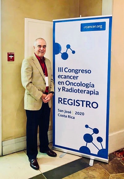 El doctor Luis Larrea asiste como ponente al III Congreso eCancer en Oncología y Radioterapia en Costa Rica