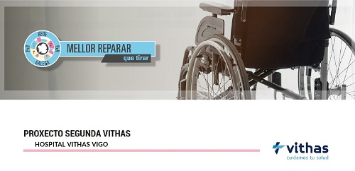 El Hospital Vithas Vigo se suma a la Rede Galega PxR para darle una segunda vida a material y mobiliario clínico en desuso
