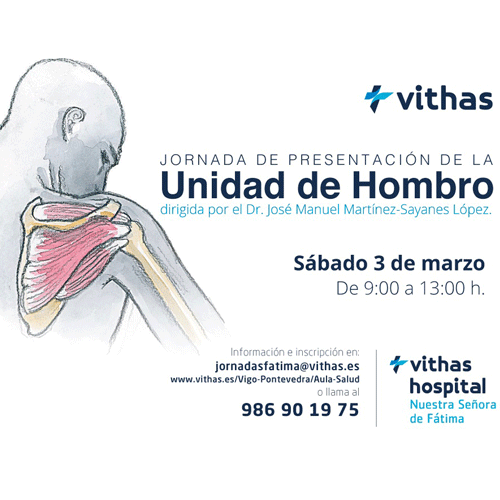 El Hospital Vithas Vigo dedica una jornada a la patología de hombro