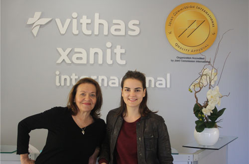 Vithas Xanit Internacional se convierte en escenario de una serie finlandesa en la que participa Fran Perea