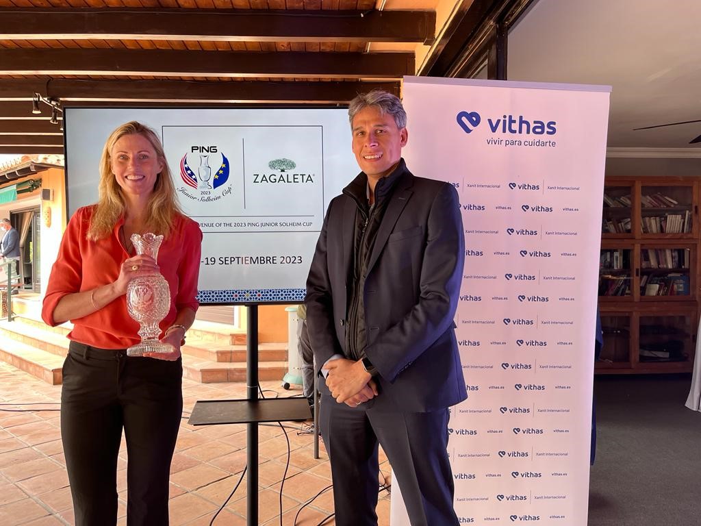 Vithas Xanit en la presentación de la PING Junior Solheim Cup