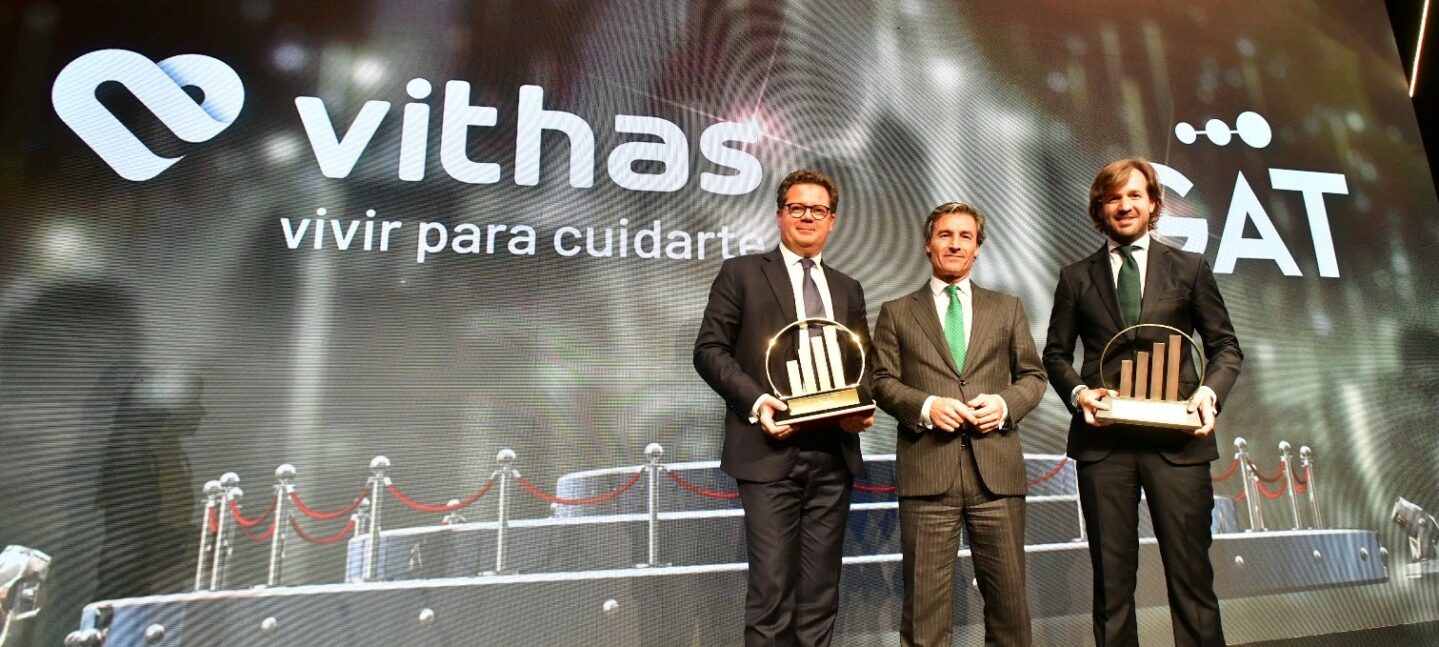 Jorge Gallardo, presidente de Vithas, y Rosauro Varo, presidente de GAT Inversiones, Premio Emprendedor del Año de EY ‘ex aequo’