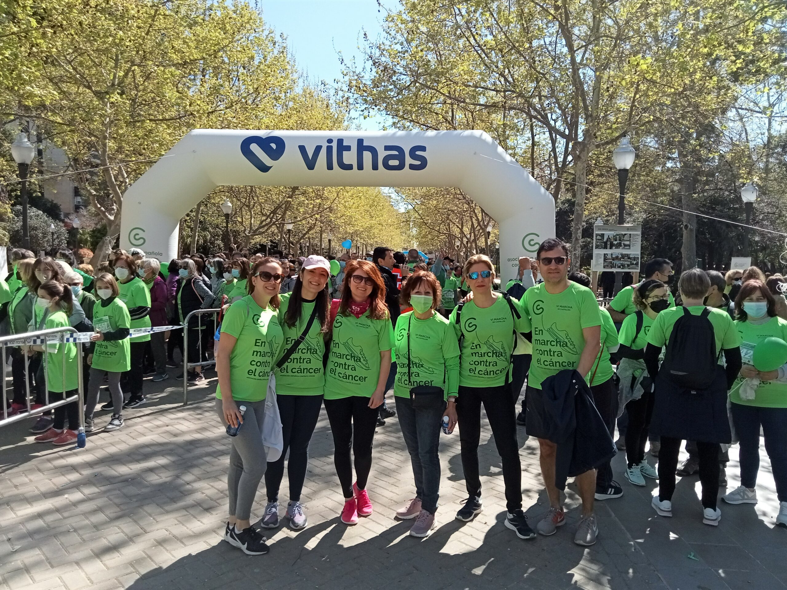 Vithas Castellón camina con la AECC en la VI MARCHA CONTRA EL CÁNCER