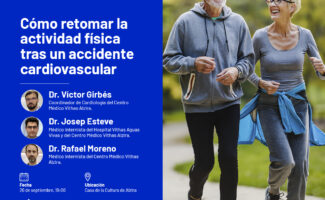 Vithas y el Ayuntamiento de Alzira organizan una charla para pacientes que han sufrido un accidente cardiovascular