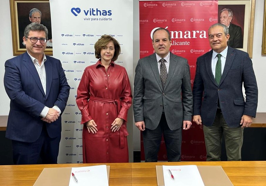 Los hospitales Vithas de Alicante se unen a la  Cámara de Comercio como socios