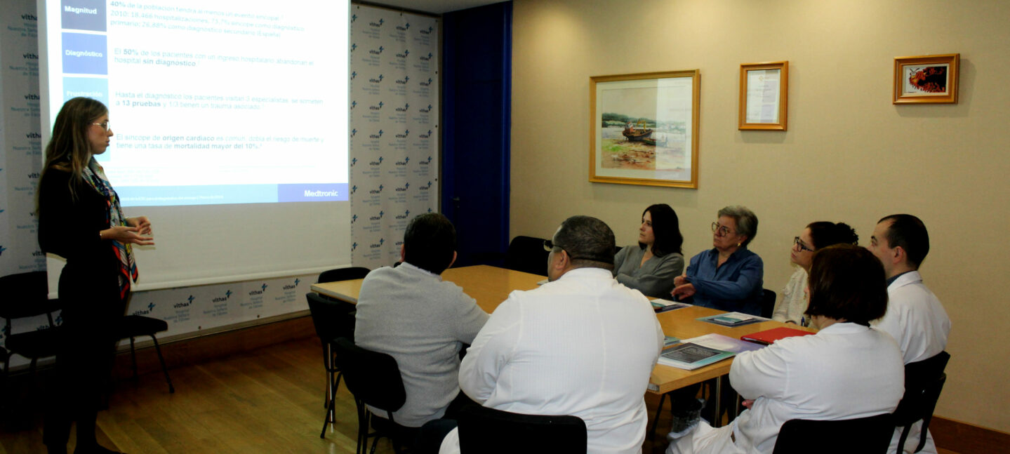 Formación sobre síncope en Urgencias de Vithas Vigo