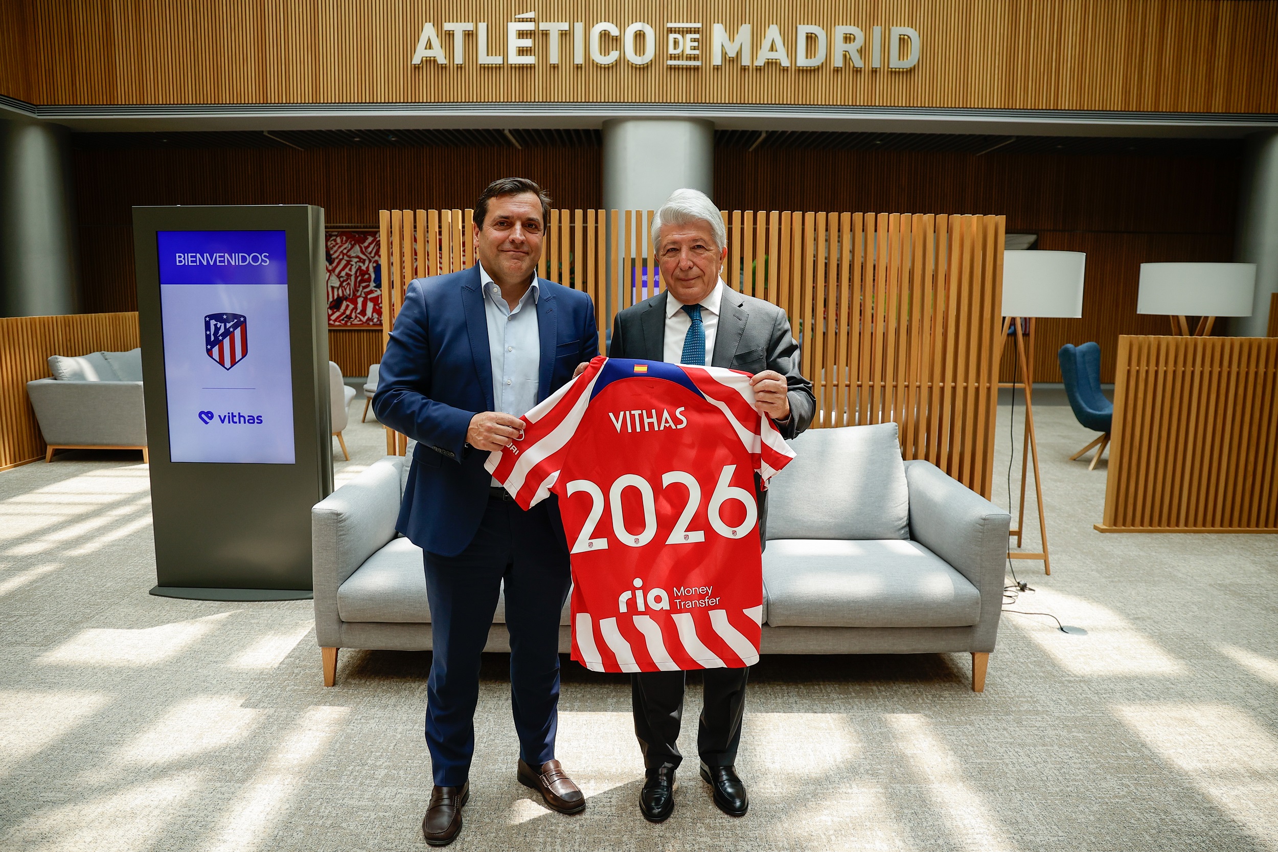 Vithas se convierte en el Patrocinador Oficial de Servicios Médicos del Atlético de Madrid