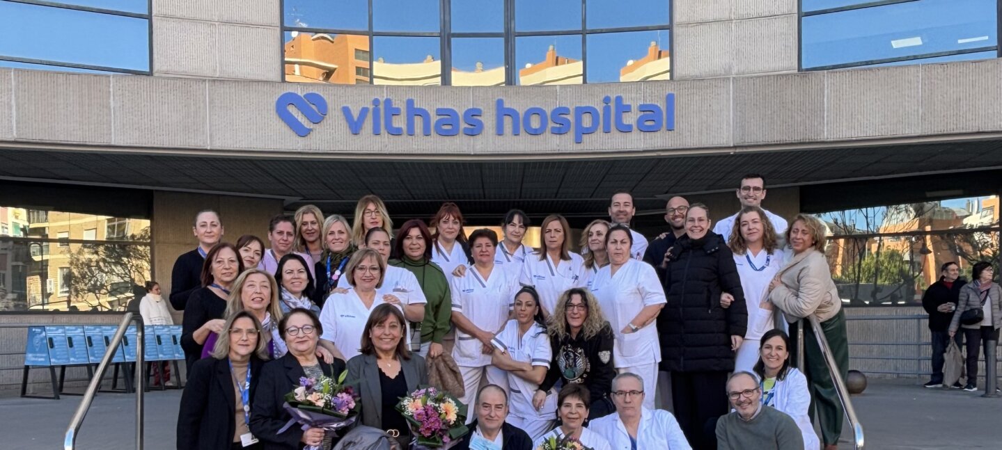 Vithas Valencia 9 de Octubre rinde un emotivo homenaje al personal que se jubila