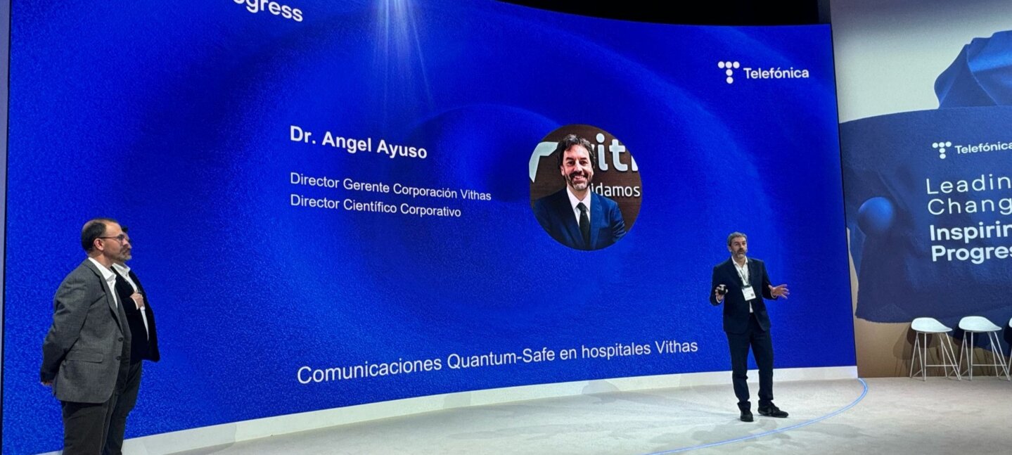 Vithas y Telefónica exponen en el Mobile World Congress su investigación sobre comunicación cuántica en sanidad