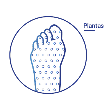 Elimina el sudor de la planta de tus pies