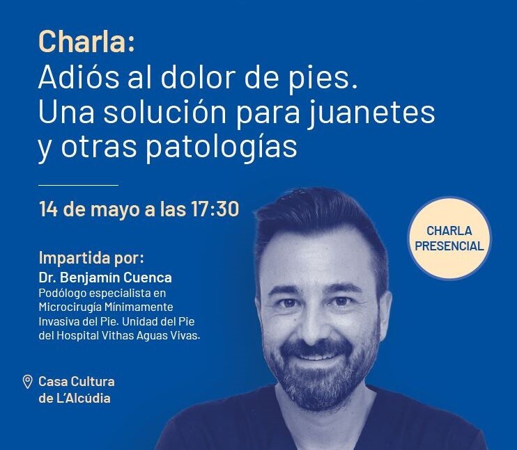 Adiós al dolor de pies: Charlas informativas sobre juanetes y otras patologías llegan a la comarca de la mano de Vithas y Tyrius