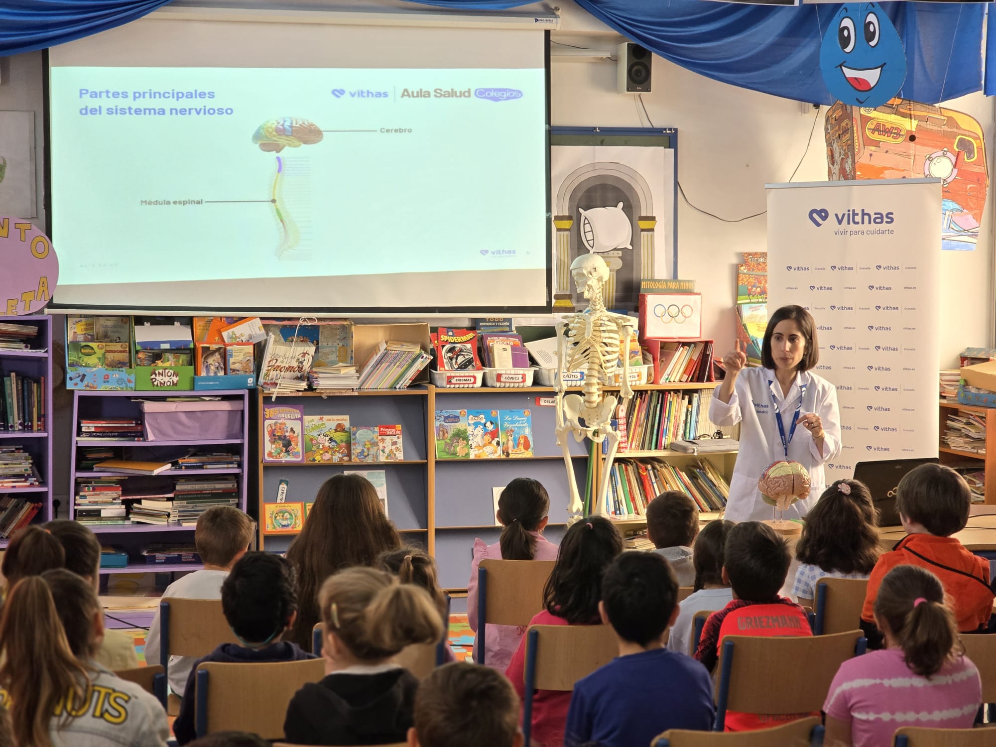 300 alumnos aprenden a cuidar su cerebro con el programa Vithas Aula Salud Colegios