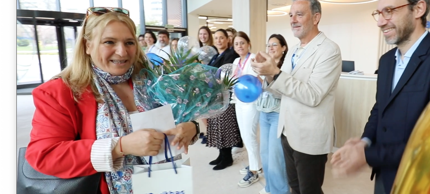Eva Díaz, primera paciente del Hospital Vithas Valencia Turia