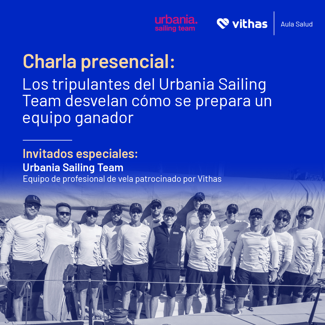 El Hospital Vithas Valencia Turia acoge una charla del Urbania Sailing Team