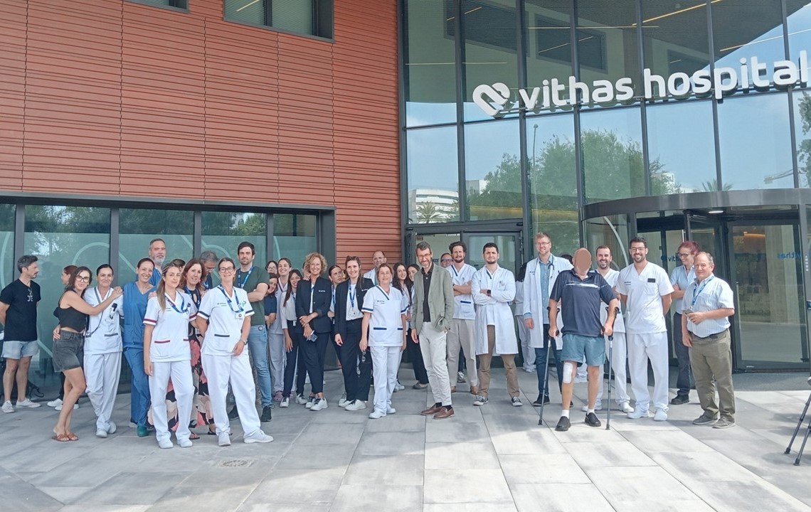 El Hospital Vithas Valencia Turia realiza un simulacro de incendio en el área de hospitalización