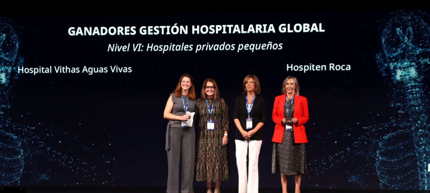 El Hospital Vithas Aguas Vivas recibe el premio Top 20 a la mejor gestión global