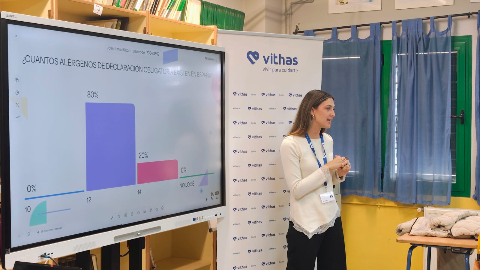 Vithas Sevilla forma a más de 120 estudiantes en nutrición y salud mental en el marco del programa Vithas Aula Salud Colegios
