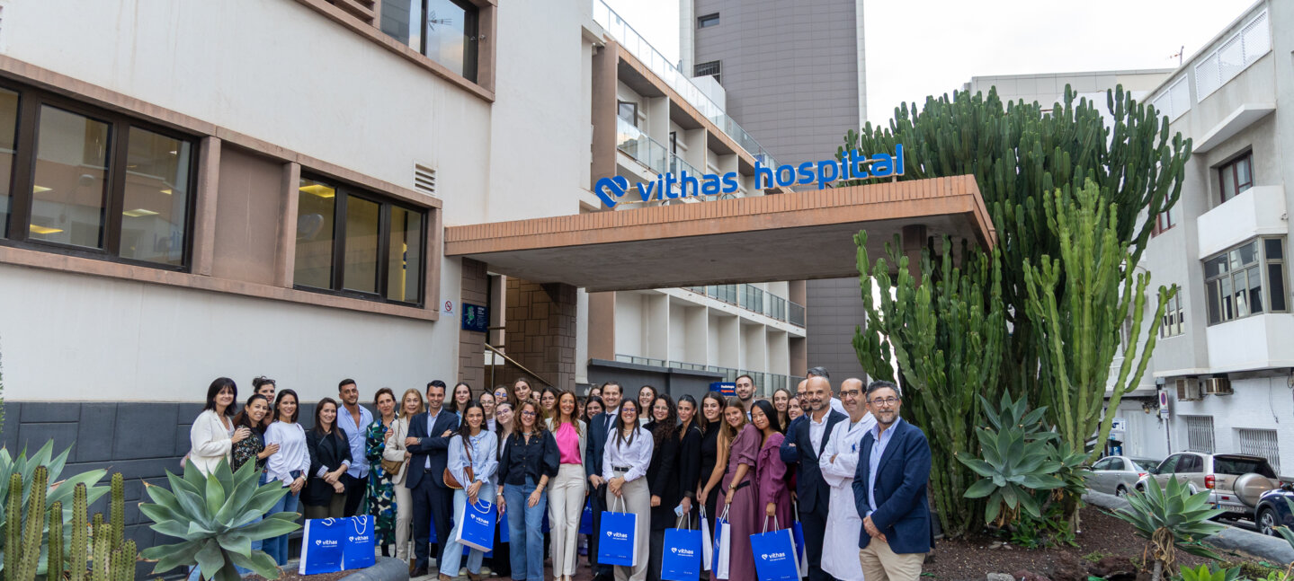 Vithas Las Palmas recibe a los primeros alumnos de la UNAM