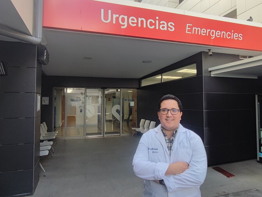 El Dr. Diego Toledo, nuevo coordinador del Área de Urgencias del Hospital Vithas Málaga
