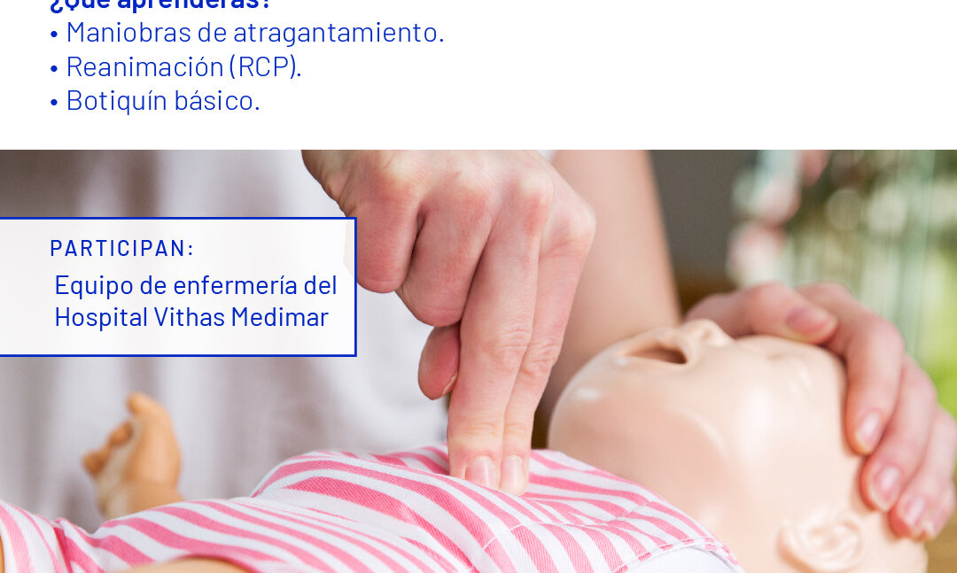 El Hospital Vithas Medimar retoma sus Vithas Aula Salud para formar a padres en primeros auxilios pediátricos 