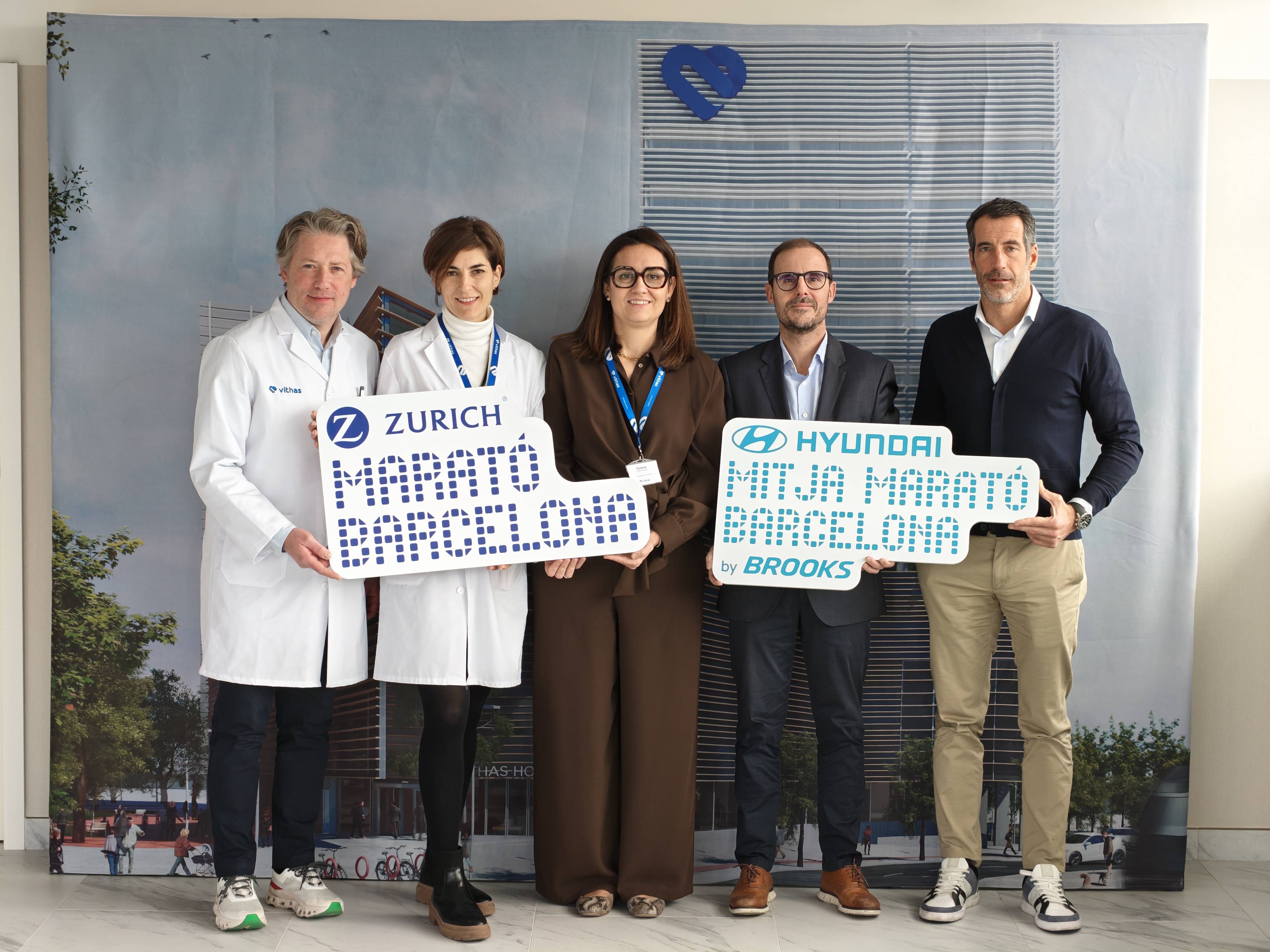El Hospital Vithas Barcelona, nuevo patrocinador de la Zurich Marató de Barcelona y la Hyundai Mitja Marató de Barcelona by Brooks