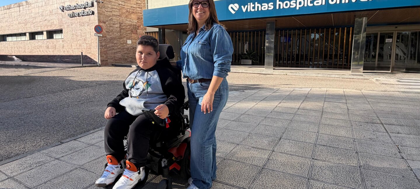 El diagnóstico precoz de la Atrofia Muscular Espinal cambia la vida de Víctor, un paciente del Hospital Universitario Vithas Madrid Aravaca