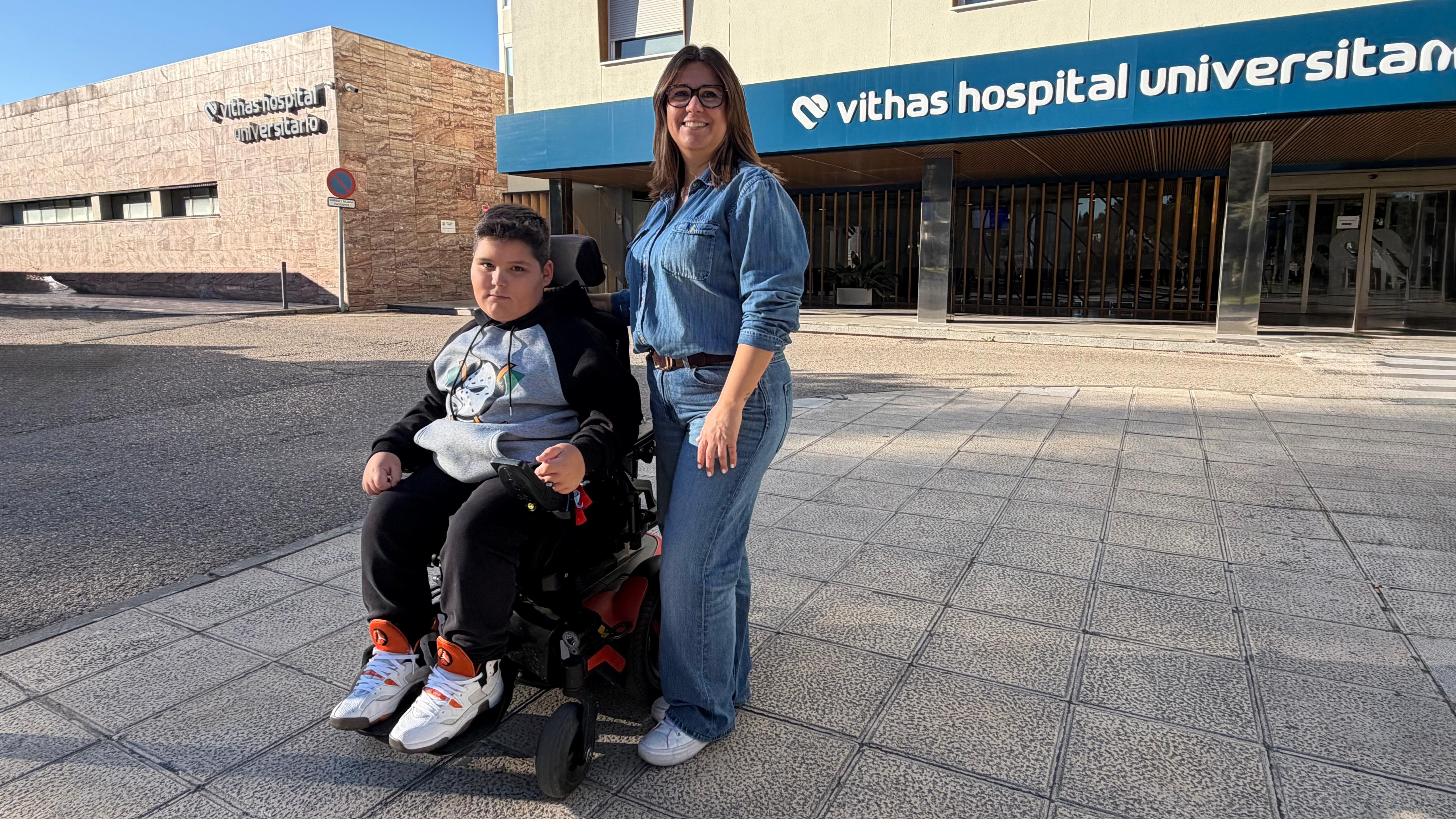 El diagnóstico precoz de la Atrofia Muscular Espinal cambia la vida de Víctor, un paciente del Hospital Universitario Vithas Madrid Aravaca