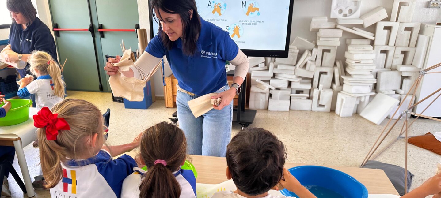 Vithas forma en salud a más de 175 ‘peques’ de Infantil y Primaria Vithas forma en salud a más de 175 ‘peques’ de Infantil y Primaria