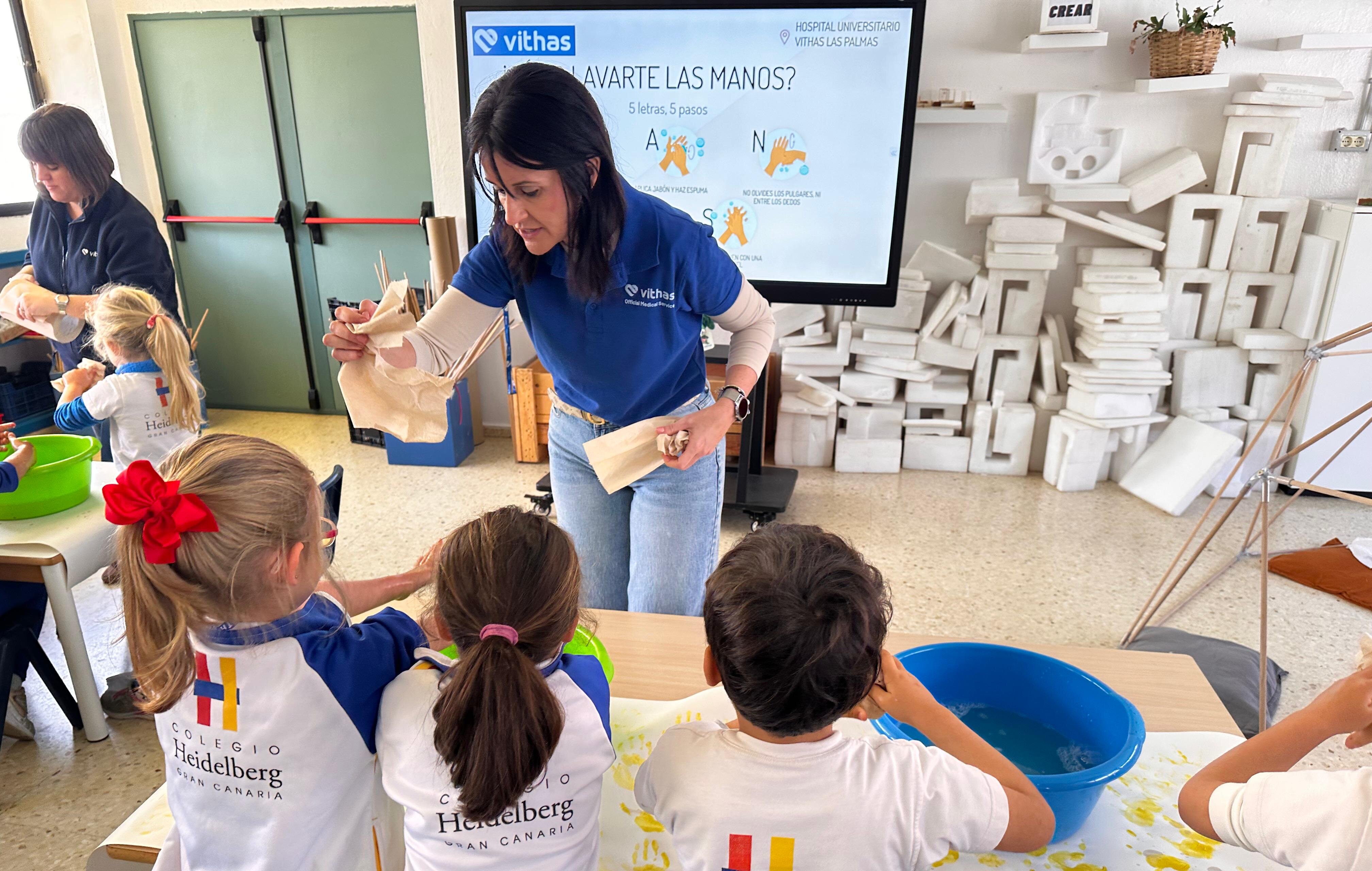 Vithas forma en salud a más de 175 ‘peques’ de Infantil y Primaria