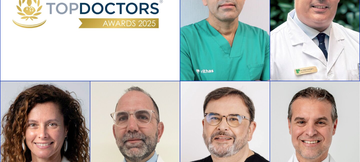 Seis médicos de Vithas, entre los 50 mejores de la sanidad privada de España según los Top Doctors Awards