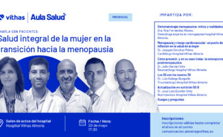Vithas Almería celebra una jornada informativa gratuita sobre salud integral de la mujer en la transición hacia la menopausia