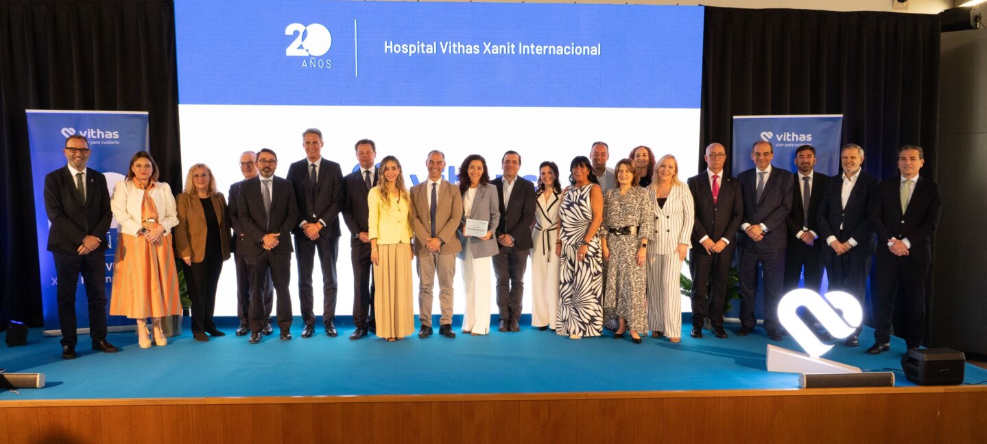 Más de 250 representantes de instituciones públicas y privadas celebran el 20º aniversario del Hospital Vithas Xanit Internacional Más de 250 representantes de instituciones públicas y privadas celebran el 20º aniversario del Hospital Vithas Xanit Internacional