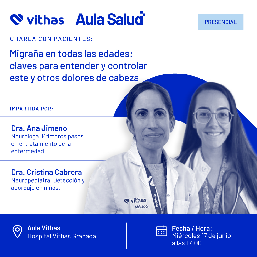 Hospital Vithas Granada celebra una jornada sobre migraña y dolor de cabeza en niños y adultos
