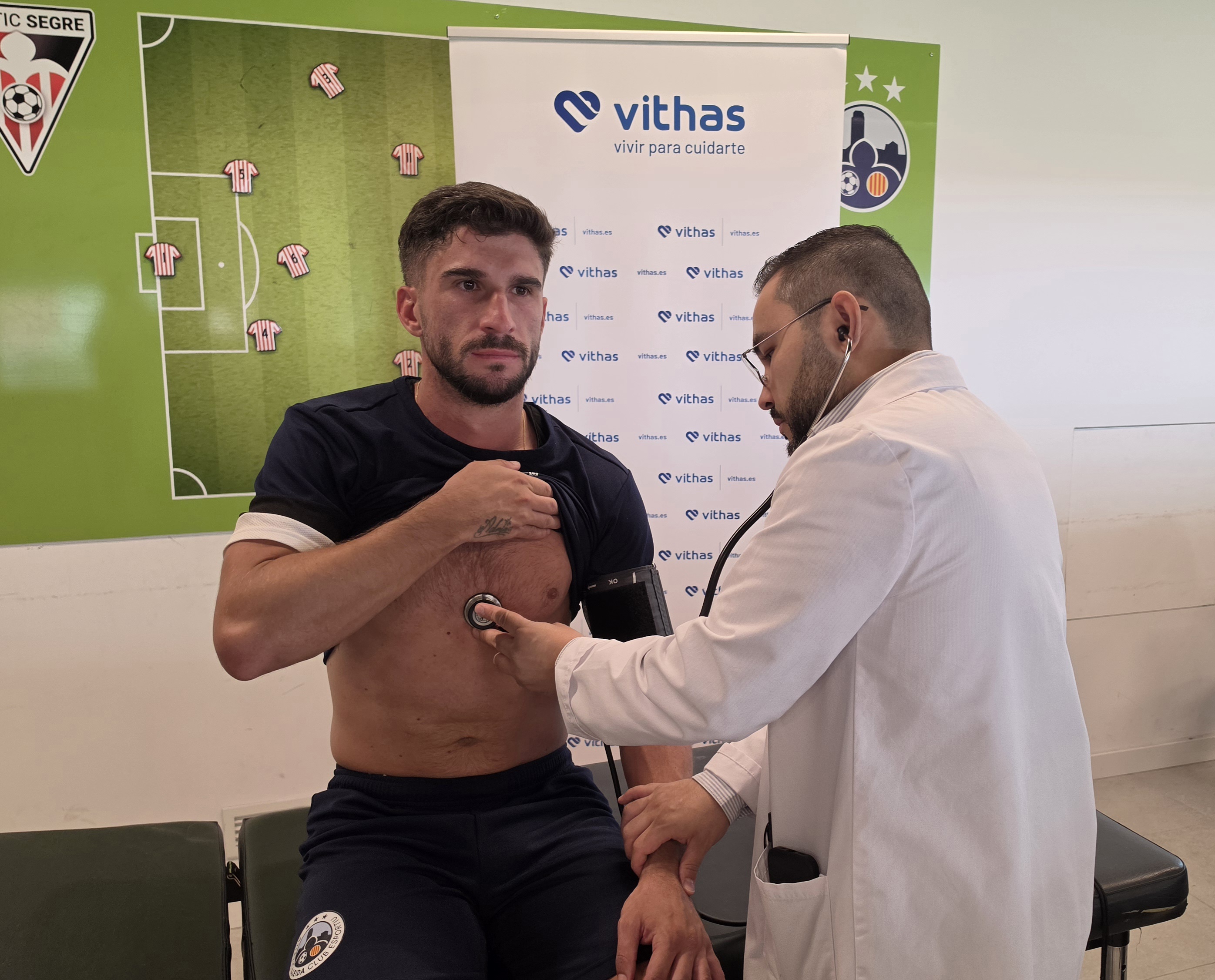 Vithas Lleida realiza los reconocimientos médicos de pretemporada del Atlètic Lleida