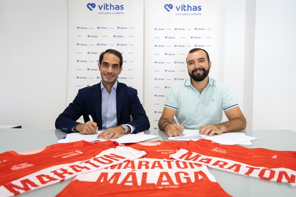 Foto firma acuerdo Vithas-Generali Maratón Málaga