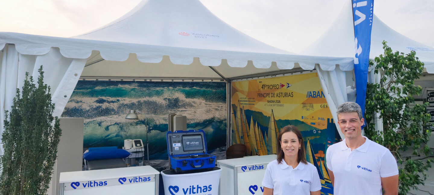 Vithas Vigo prestará servicios de fisioterapia a regatistas del 41º Trofeo Príncipe de Asturias, que organizan MRCYB y la Escuela Naval Militar Vithas Vigo prestará servicios de fisioterapia a regatistas del 41º Trofeo Príncipe de Asturias, que organizan MRCYB y la Escuela Naval Militar