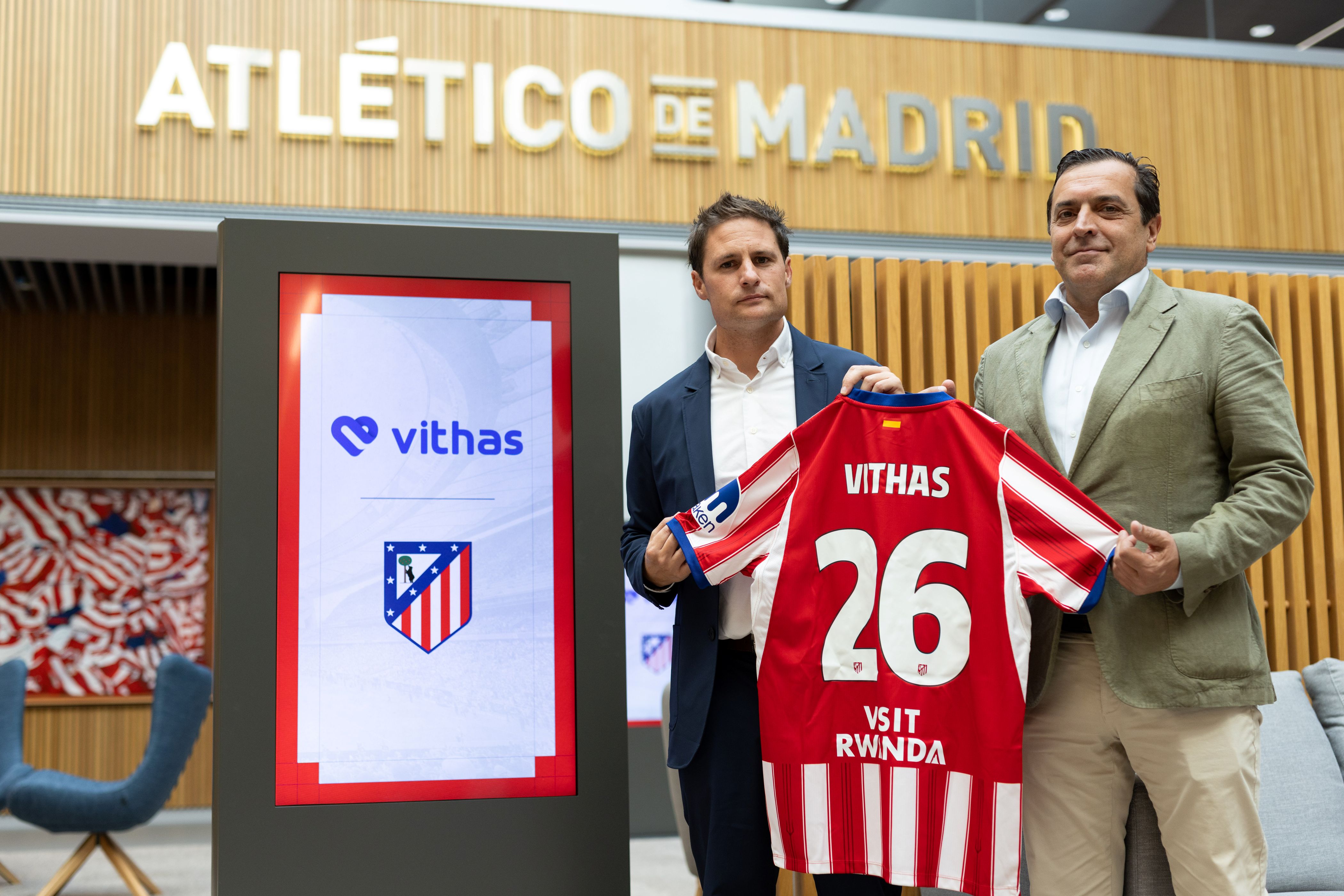 Vithas renueva como servicio médico oficial del Atlético de Madrid para la temporada 2026/2027