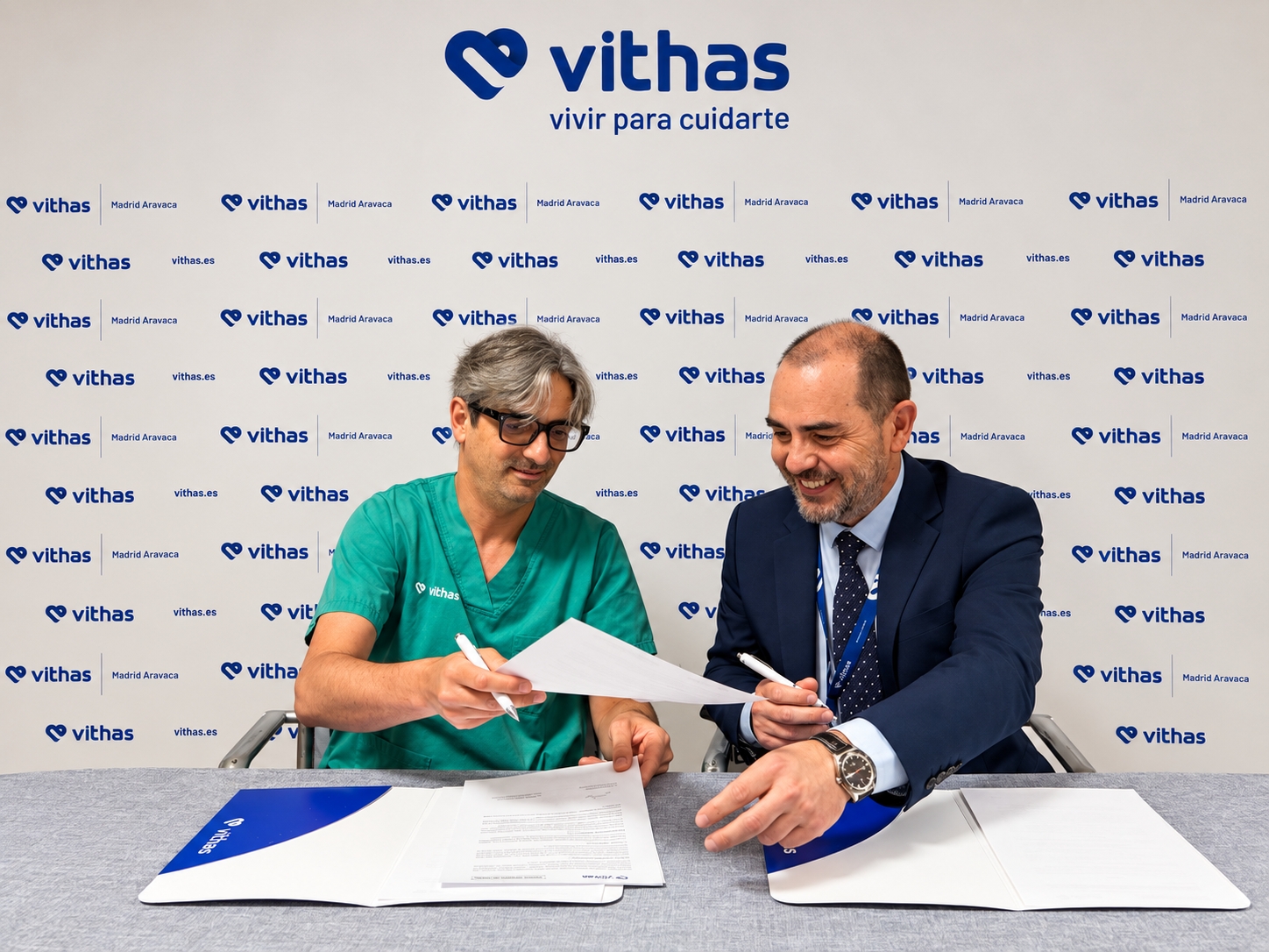 Vithas y la Fundación Diego González Rivas firman un acuerdo para realizar cirugías complejas a personas de países sin recursos